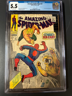 Amazing Spider-Man #57 Certified Guaranty Company (CGC) Graded 5.5