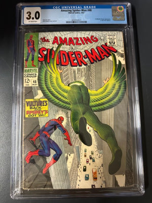 Amazing Spider-Man 48 Certified Guaranty Company CGC Graded 30  Comics  Etc