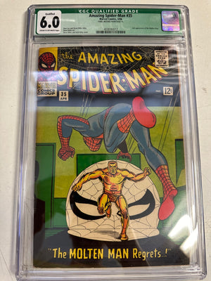 Amazing Spider-Man #35 Certified Guaranty Company (CGC) Graded 6.0 - Second Molten Man