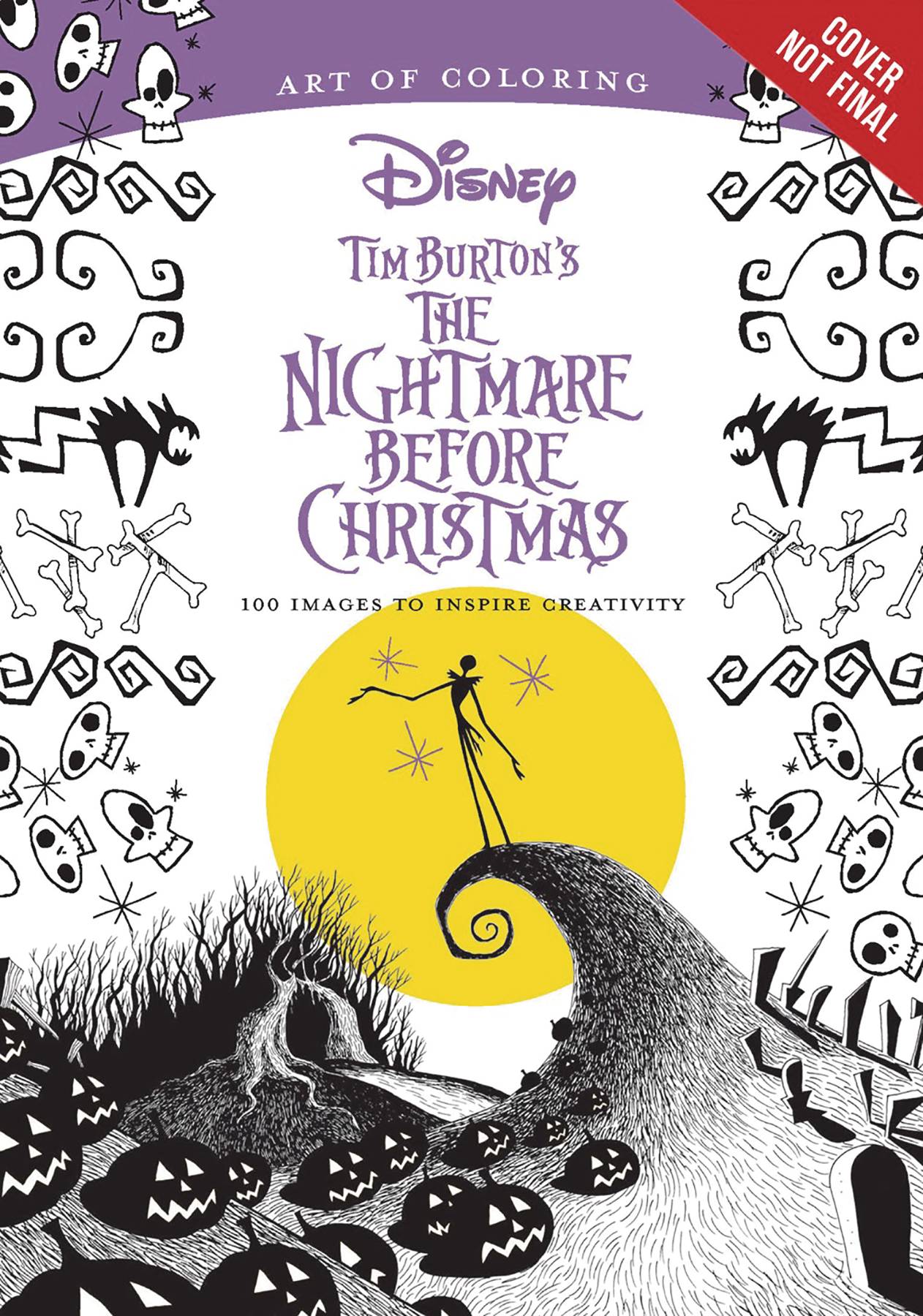 Tim Burton's The Nightmare Before Christmas: Art of Colouring
