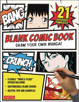 Draw Your Own Manga - Blank Comic Book