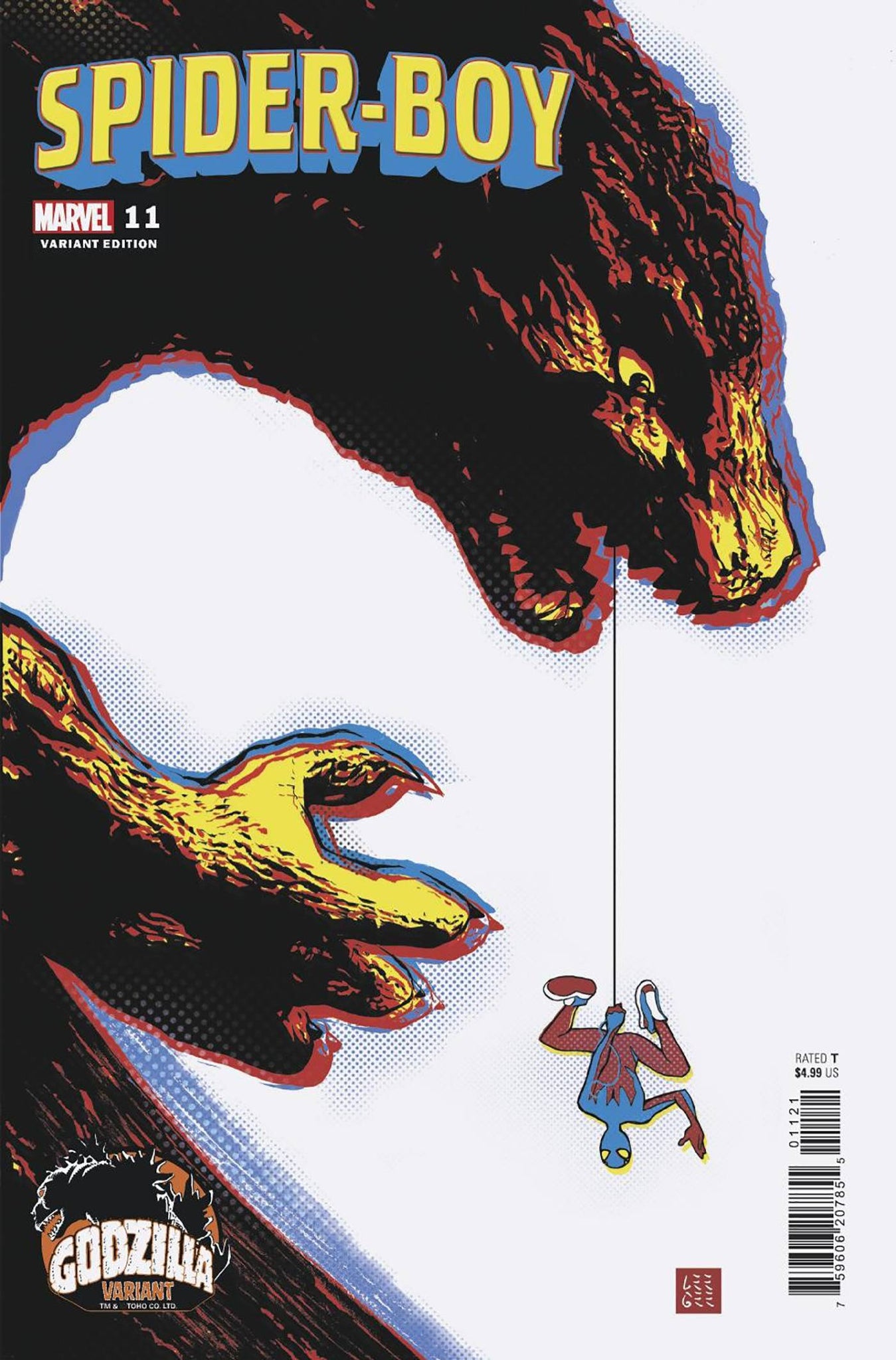 Spider-Boy #11 Godzilla Cover
