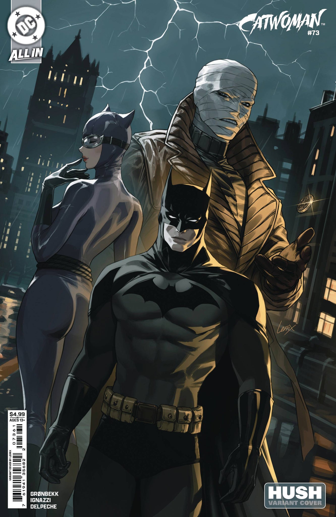 Catwoman #73 Lerix Hush Cover