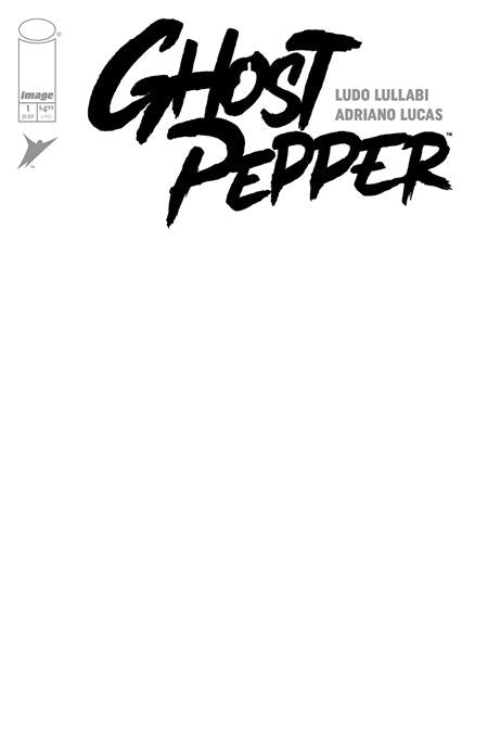 Ghost Pepper #1 Blank Sketch Cover