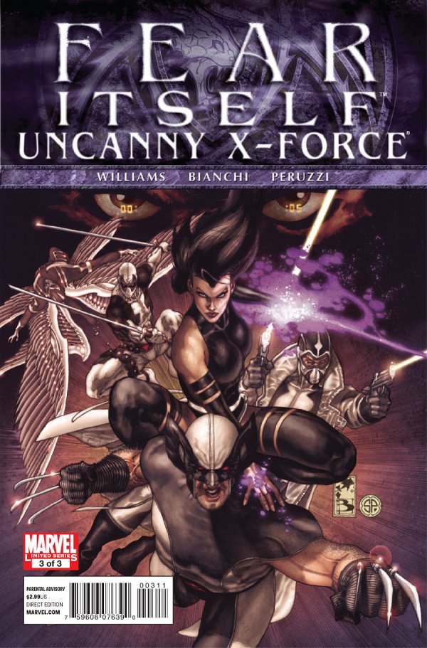 Fear Itself: Uncanny X-Force #1-3 Comic Set