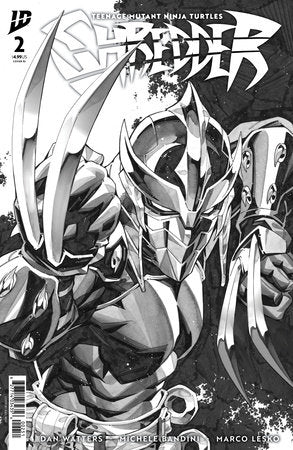 Teenage Mutant Ninja Turtles: Shredder #2 1:25 Ngu B&W Variant