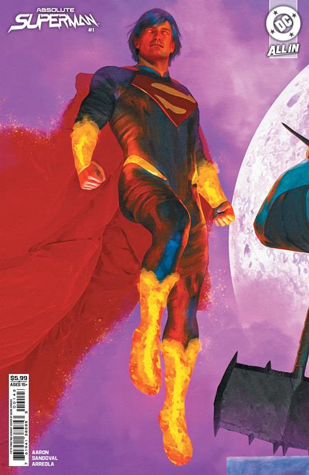 Absolute Superman #1 - 5th Printing Mark Spears Card Stock Foil Cover