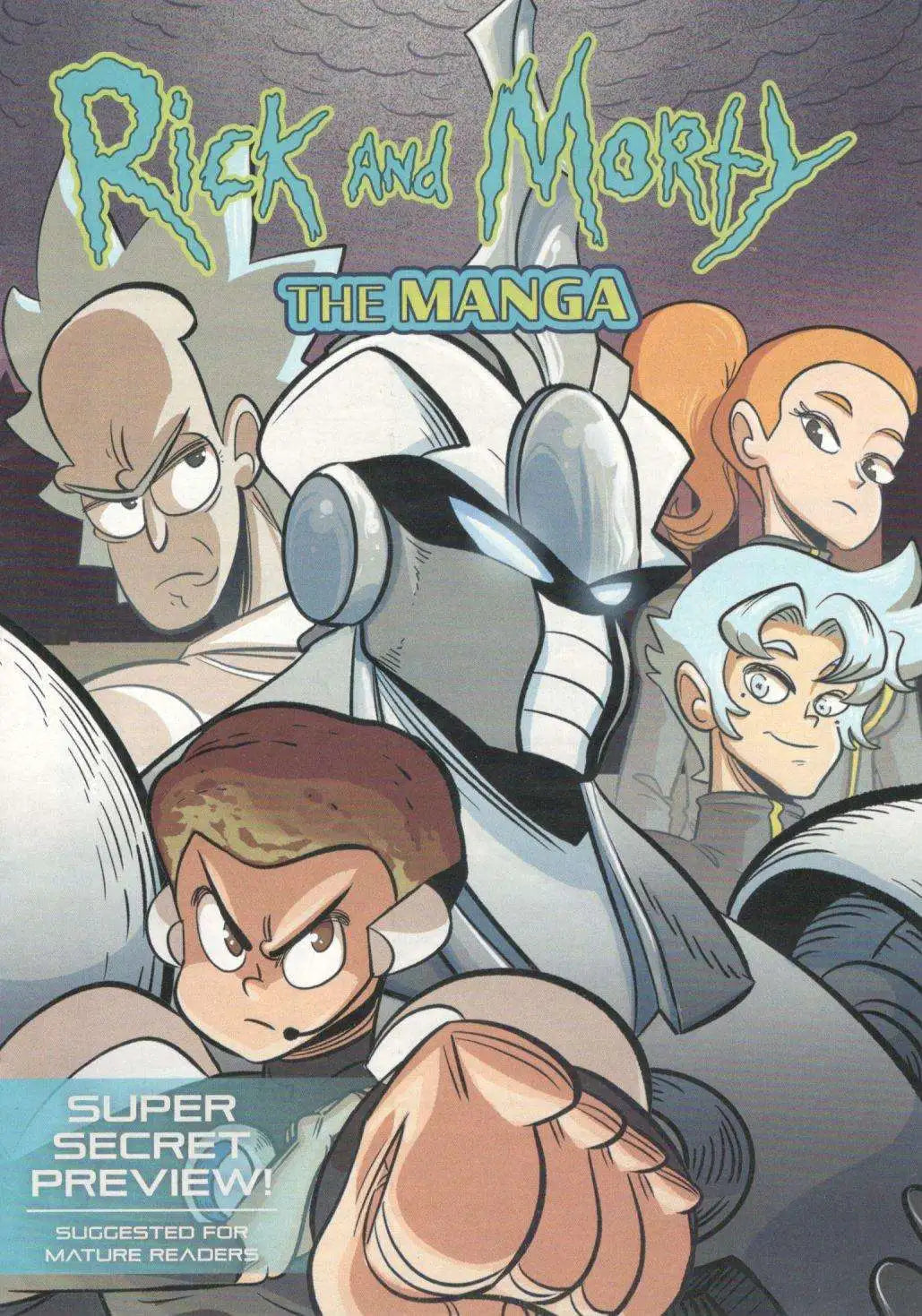 Rick & Morty The Manga Ashcan