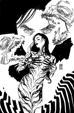 Witchblade #12 Virgin Black and White Variant