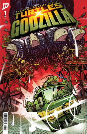 Teenage Mutant Ninja Turtles X Godzilla #1 Rivas Cover