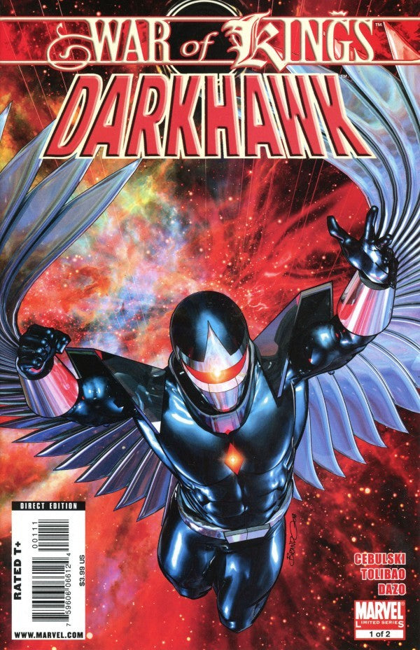 War of Kings: Darkhawk #1-2 Comic Set