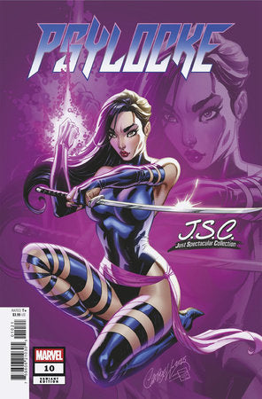 Psylocke #10 J. Scott Campbell Cover