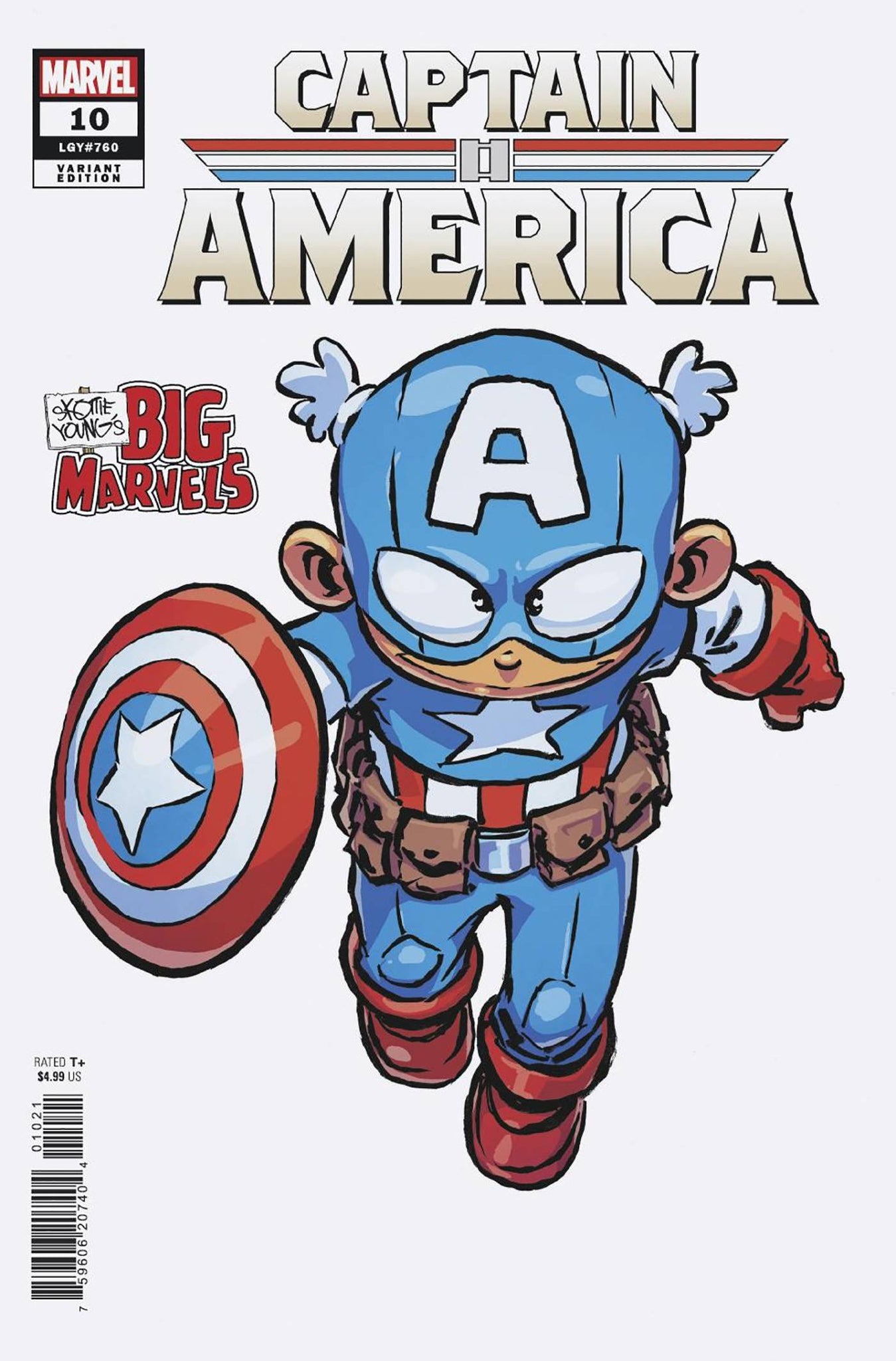 Captain America #10 Skottie Young Cover