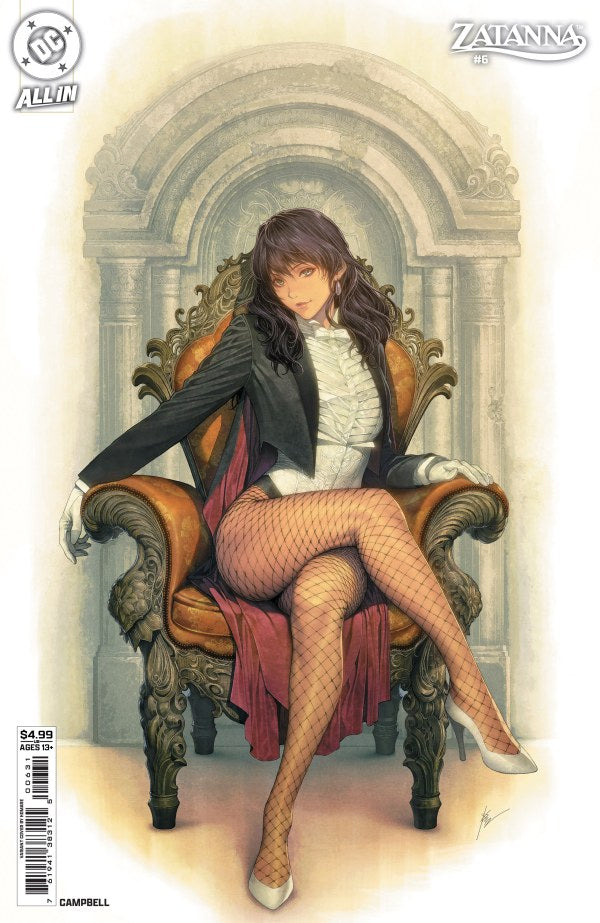 Zatanna #6 (OF 6) Homare Card Stock Cover