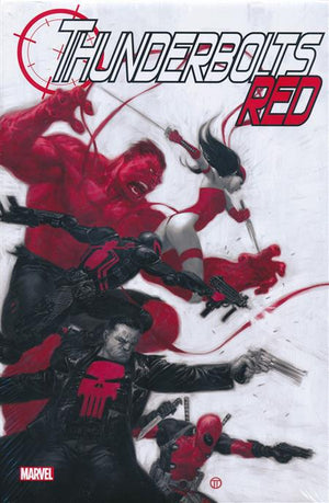 Thunderbolts Red Omnibus - Direct Market Cover
