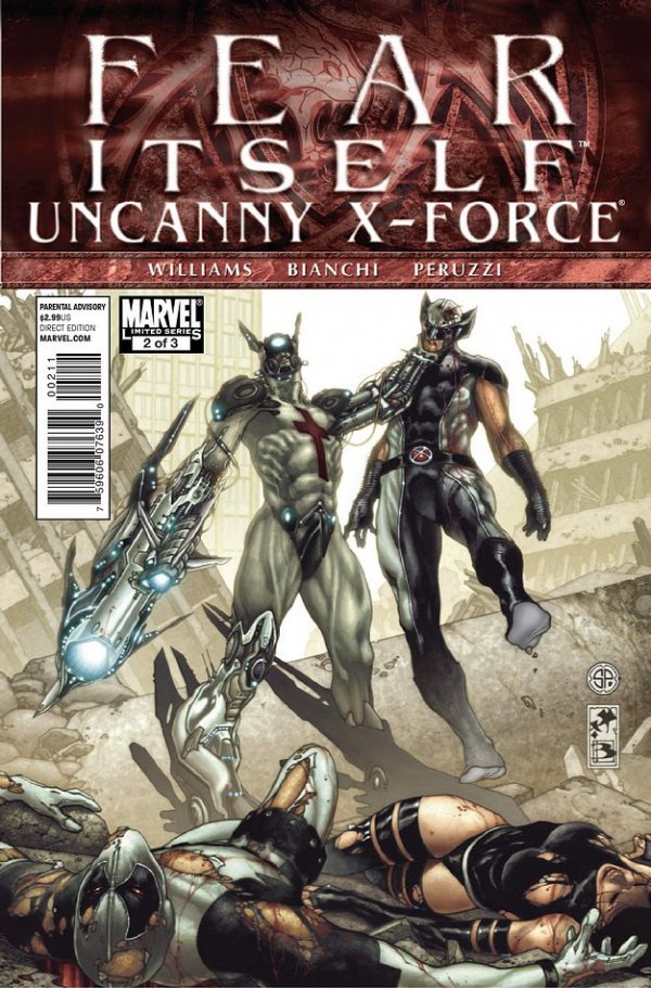 Fear Itself: Uncanny X-Force #1-3 Comic Set