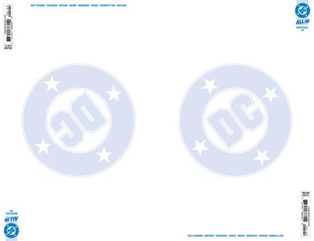DC All In Special #1 One Shot Second Print Blank Cover