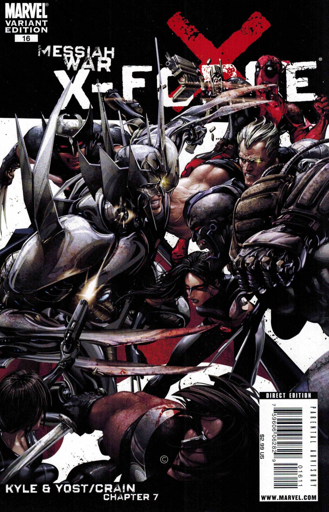 X-Force (2008) #16 Clayton Crain Cover