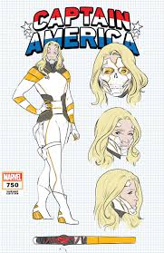Captain America #750 Carmen Carnero Design Variant