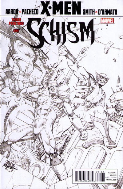 X-Men: Schism #1 - Third Print