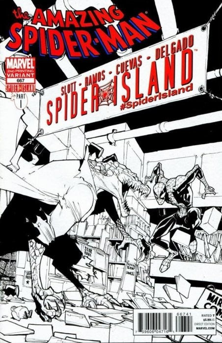 Amazing Spider-Man #667 - 2nd Print Cover B