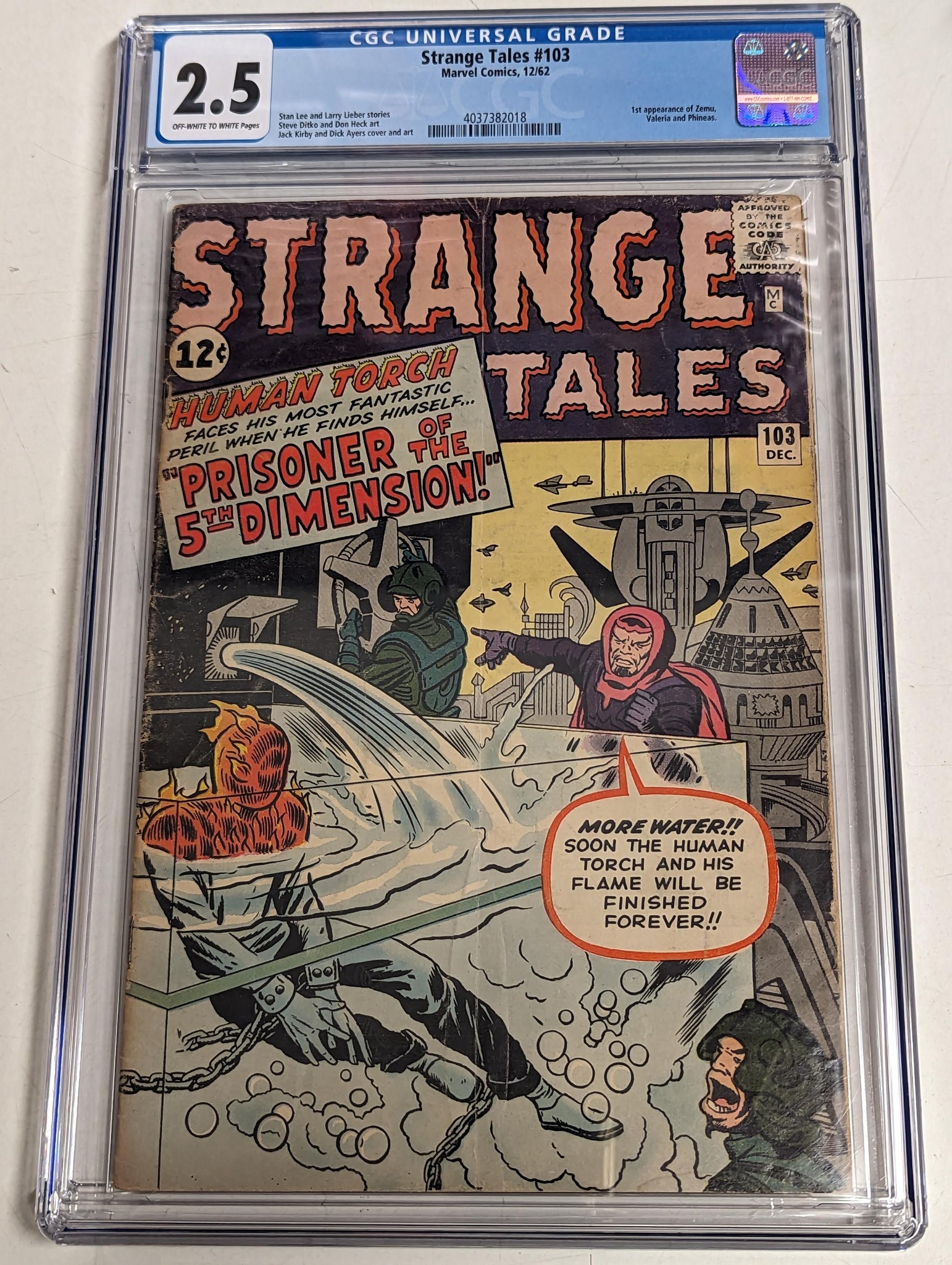 Strange Tales #103 Certified Guaranty Company (CGC) Graded 2.5