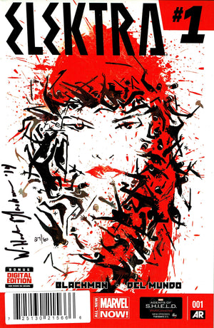 Elektra (2014) #01 Dynamic Forces Edition - Signed by Haden Blackman
