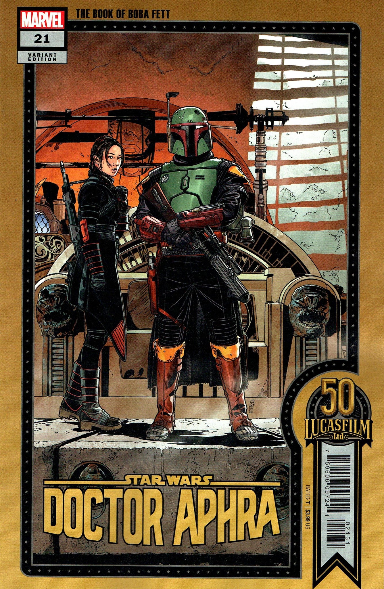 Star Wars - Doctor Aphra (2020) #21 Chris Sprouse Lucasfilm 50th Anniversary Cover