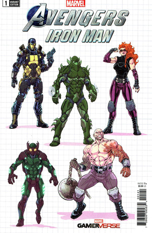 Marvel's Avengers: Iron Man (2019) #1 Todd Nauck Design Variant