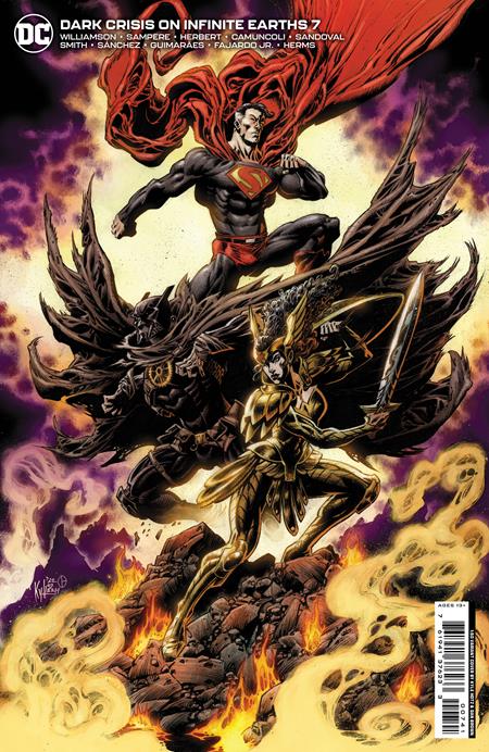 Dark Crisis On Infinite Earths #7 (OF 7)  Kyle Hotz Card Stock  Variant