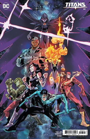 Titans #8 1:25 Ricardo Lopez Ortiz  Card Stock Variant