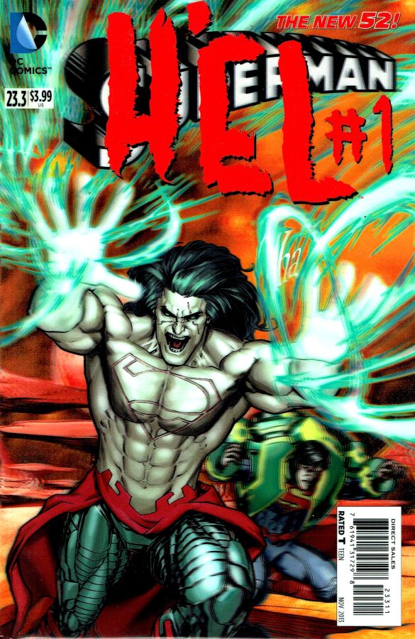 Superman (The New 52) #23.3: H'el 3D Cover