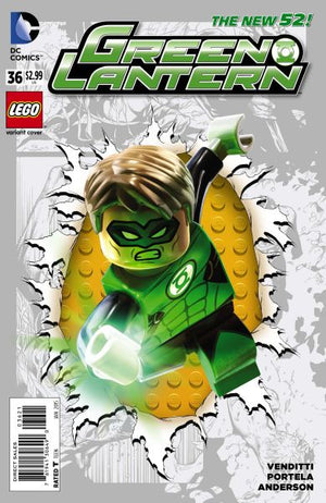 Green Lantern #36 Lego Cover