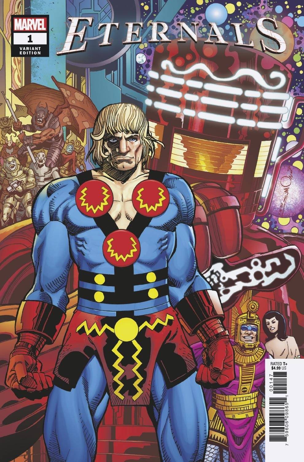 Eternals (2021) #01 Walt Simonson Cover