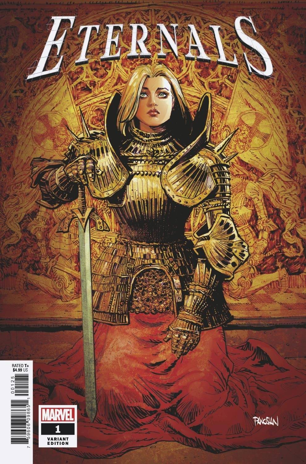 Eternals (2021) #01 Dan Panosian Cover