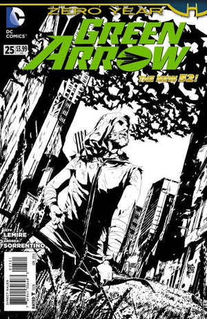 Green Arrow (The New 52) #25 Black & White Variant