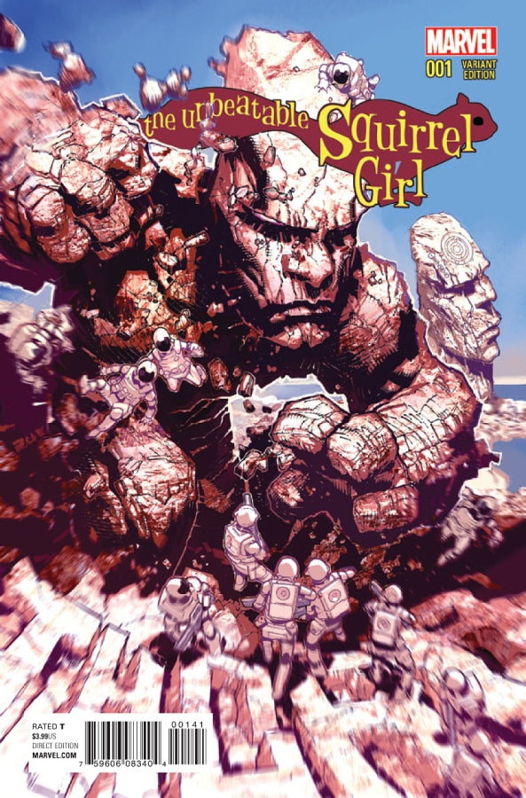 Unbeatable Squirrel Girl (2015) #01 Kirby Homage Variant