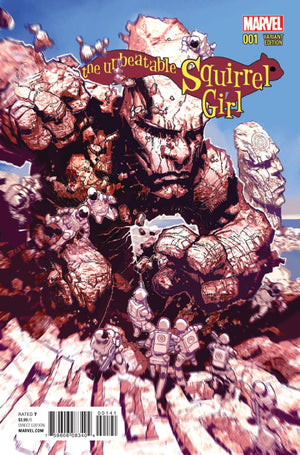 Unbeatable Squirrel Girl (2015) #01 Kirby Homage Variant