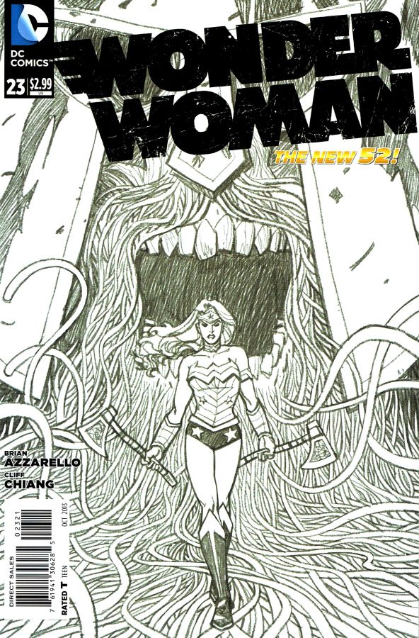 Wonder Woman (The New 52) #23 Black & White Variant
