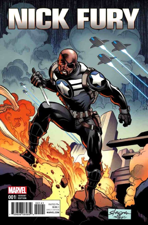 Nick Fury (2017) #1 Larry Strohman Variant