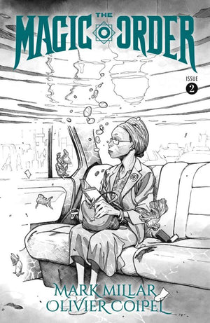 Magic Order #2 (of 6) Black & White Cover
