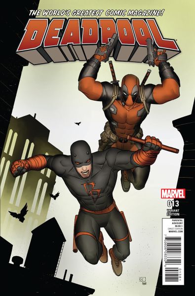 Deadpool (2015) #13 Daredevil Cover