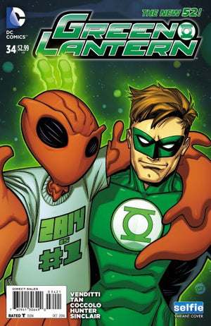 Green Lantern (The New 52) #34 DCU Selfie Variant