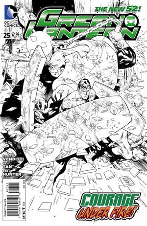 Green Lantern (The New 52) #25 Black & White Variant