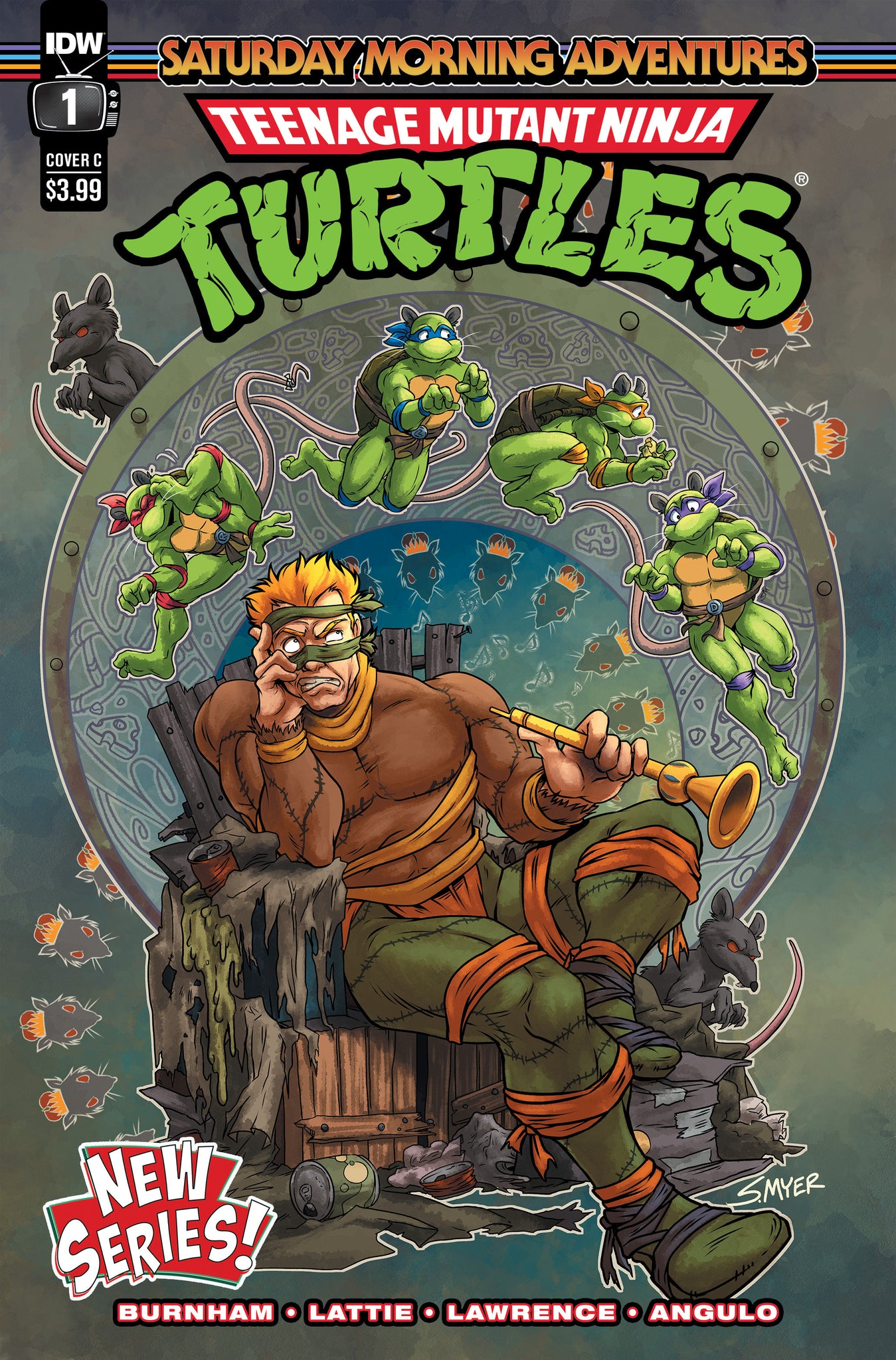 Teenage Mutant Ninja Turtles: Saturday Morning Adventures Continued! #1 Myer Cover