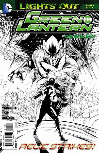 Green Lantern (The New 52) #24 Black & White Variant