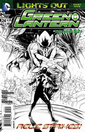Green Lantern (The New 52) #24 Black & White Variant