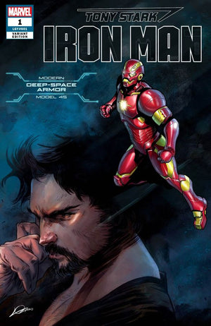 Tony Stark: Iron Man (2018) #01 Space Armor Model 05 Cover