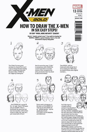 X-Men Gold #13 How to Draw