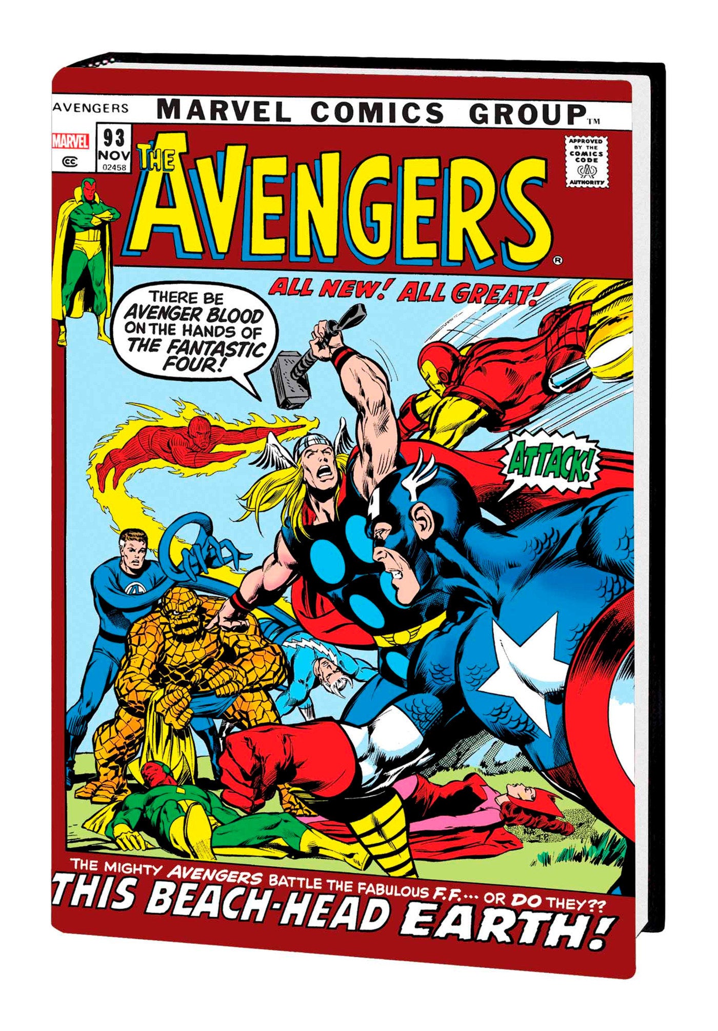 Avengers Omnibus Volume 4 Direct Market Cover